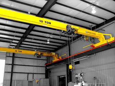 Top Running Single Girder Overhead Crane, Structural Construction, Single Hoist